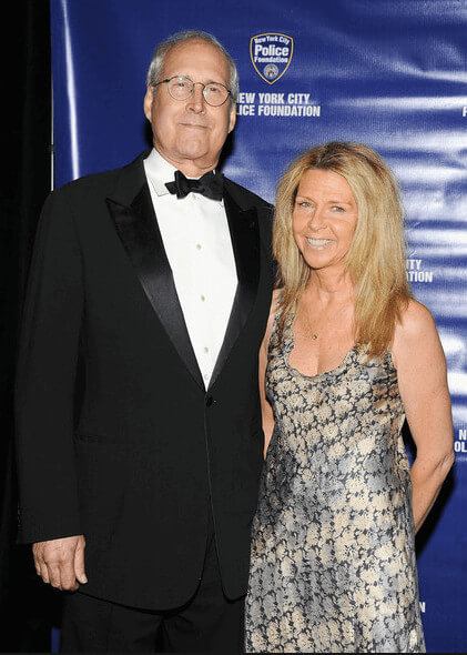 Jayni Chase With Her Husband Chevy Chase
